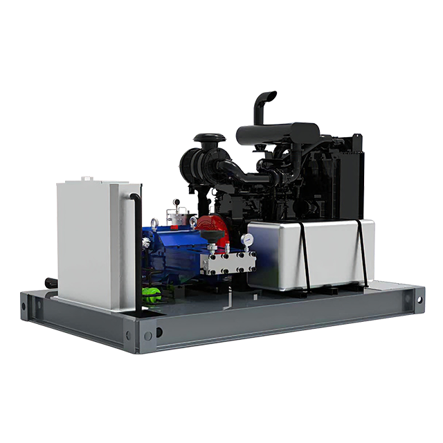 High-Pressure Triplex Plunger Pump Unit for Cleaning 