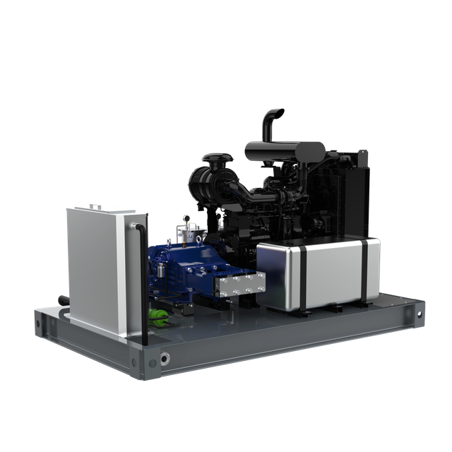 Industrial Plunger High-Pressure Pump Unit for Cleaning 