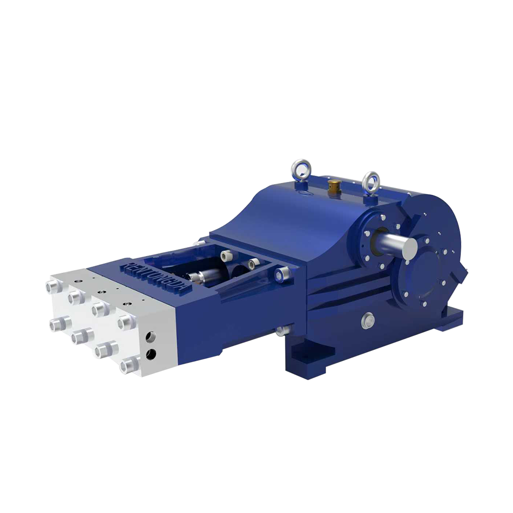High pressure plunger pump used in oilfield environments